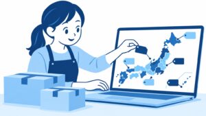 Squareの送料は都道府県別に組める。商品ごととは混ぜられない